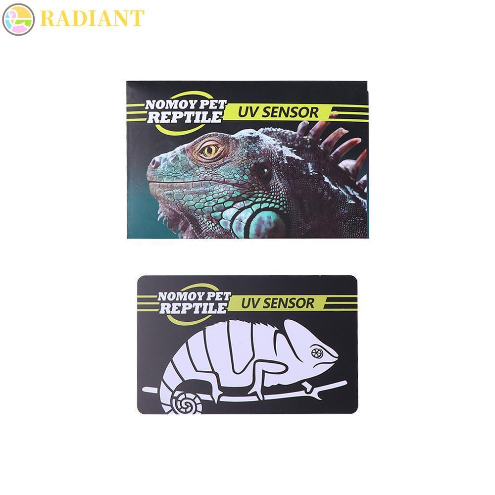 RADIANTF UVB Test Card แบบพกพา 1PC 10 วินาที PVC ทนทานโคมไฟ Life Tester Meter