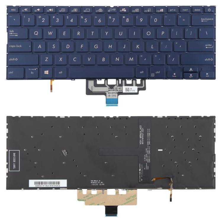พร้อมส่ง US Version Backlit แป้นพิมพ์แล็ปท็อปสําหรับ Asus ZenBook 14 UX434 UX434F UX434FA UX434FL UX
