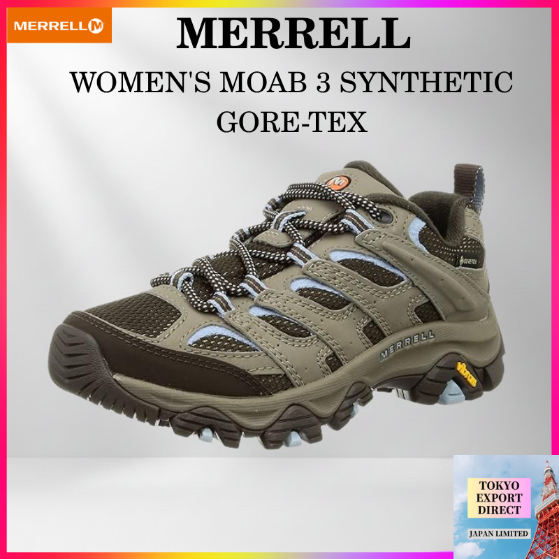 Merrell MOAB 3 SYNTHETIC GORE-TEX รองเท้าเดินป่าผู้หญิง กันน้ำ พื้น Vibram
