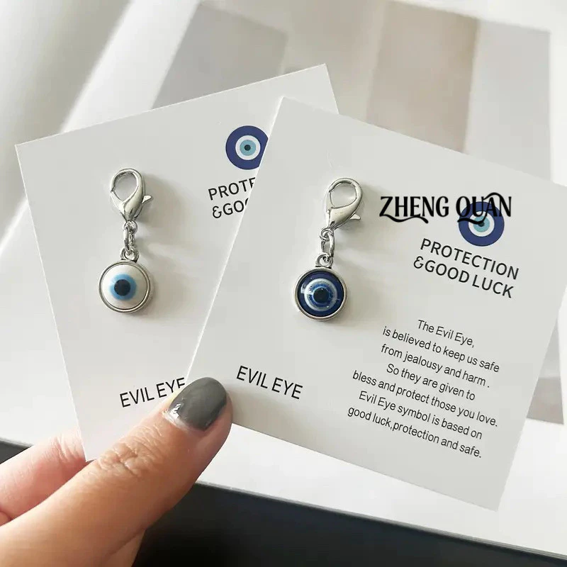Evil Eye Charm จี้ป้องกันพระเครื่องโชคดี ของขวัญโชคดี
