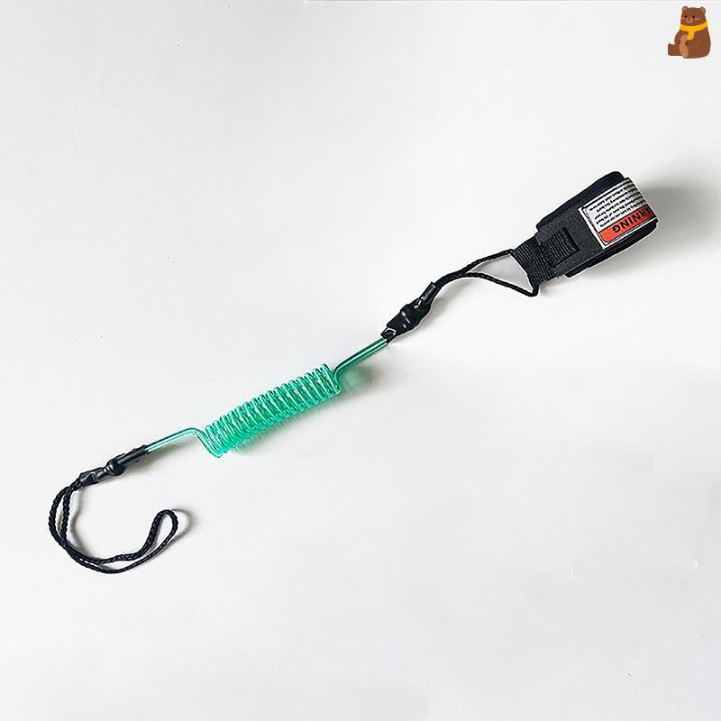 [TA] Coiled Surfboard Leash Surfing Stand UP Paddle Ankle Leash Sup Foot Leg Rope for Raft Kayak TH