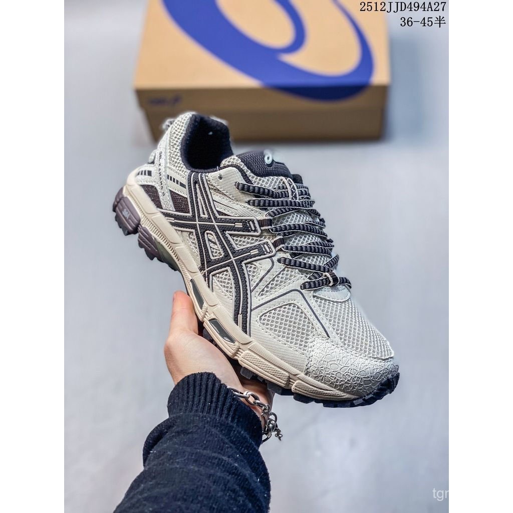 HOG1 ASICS GEL-KAHANA 8 ผู้ชายผู้หญิงรองเท้า Cross-Country รองเท้าวิ่ง Stable Grip รองเท้ากีฬากันกระ