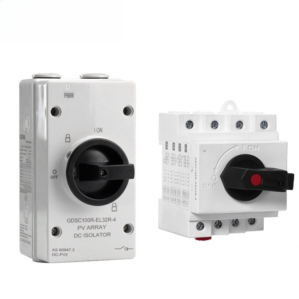 TAXNELE GDSC PV Disconnect สวิทช์ DC 1000/1200V 32A พลังงานแสงอาทิตย์ Isolator Breaker