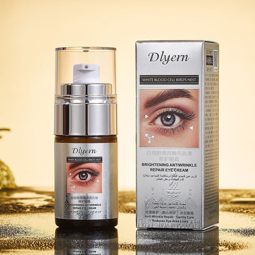 Dlyern Dlyern White Birds Nest Brightening Anti-Wrinkle Repair Eye Cream ริ้วรอย-Smoothing Anti-Wrinkle Improving Care Around Eyes 5.20