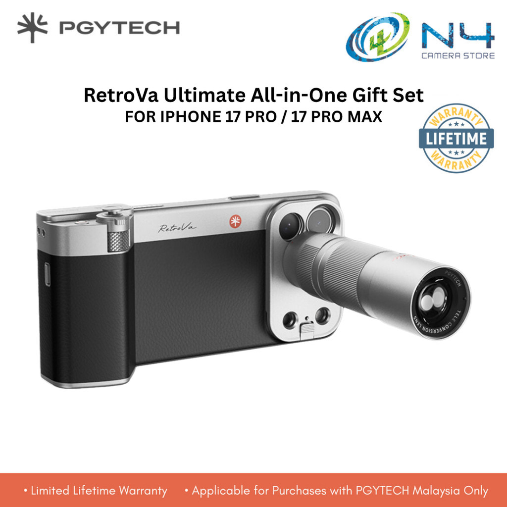 PGYTECH RetroVa Grip Kit เข้ากันได้กับ 17 Pro / 17 Pro Max
