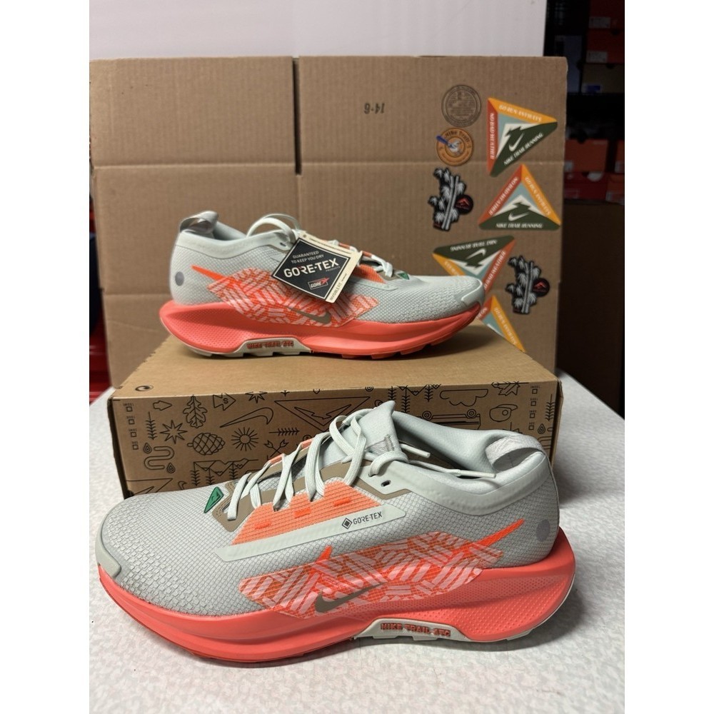 Nike React Pegasus Trail 5 GTX Gore-Tex ลื่นต่ํา FQ0908-004 ผู้ชาย ไซส์ 10.5