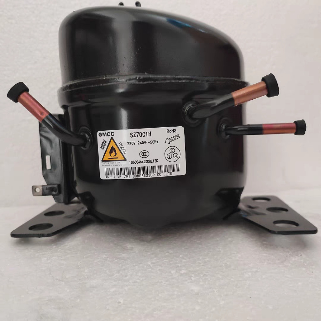 คอมเพรสเซอร์ตู้เย็น GMCC PZ80E1F PZ80E1A PZ80E1C SZ90E1H ใหม่ | R600a, 220V, สำหรับ LBP[citation:1]