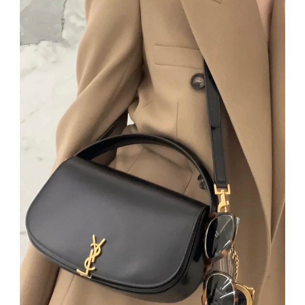 [Old Fairy] YSL Saint Laurent Voltaire Voltaire New Style Voltaire Medium box Calfskin Handbag Shoul