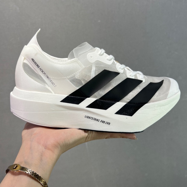 Adizero EVO SL รองเท้าวิ่งผู้ชายและผู้หญิงแผ่นคาร์บอน Adizero EVO 2 รองเท้ากีฬา