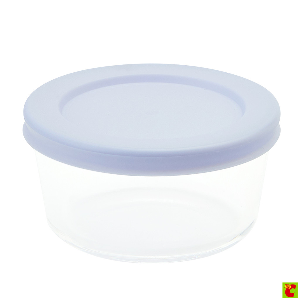 เบสิโค กล่องแก้วใส่อาหารทรงกลม รุ่น 3CSL4-2EL x 4 ใบ - รูปที่ 4