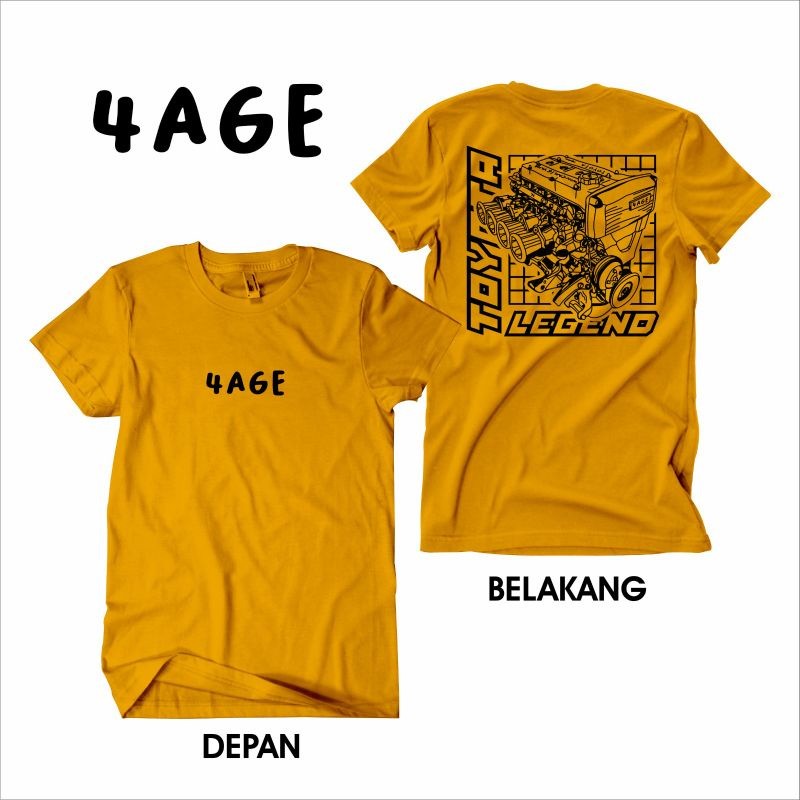 4age Toyota Legend Tshirt เสื้อไมโครไฟเบอร์