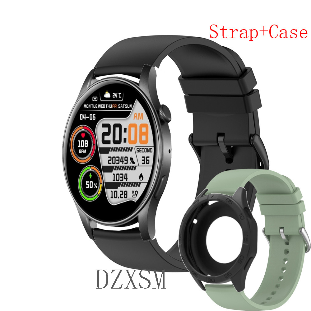 COLMI V73 สมาร์ทนาฬิกาหน้าจอเปลือกป้องกันสําหรับ COLMI V73 Smartwatch สายคล้องคอสายรัดข้อมือซิลิโคน