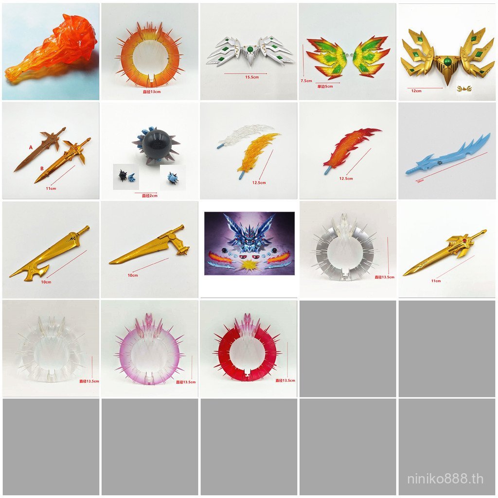 สินค้าใหม่ Bandai Gundam SDX ชุดผลิตภัณฑ์สําเร็จรูป Sun Knight Dark Beyond Dragon อาวุธอุปกรณ์เสริมเ