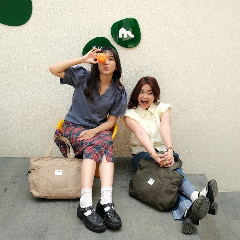 FLICKA - ZOEY BAG TOTE BAG WATERPROOF MODERN DESIGN LAPTOP BAG TRENDY COLLEGE WORK BAG