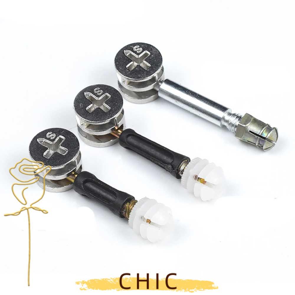 CHIC Furniture Screw Eccentric Wheel Nut Connection Cabinet Desk Link Fixer Connecting Rods
