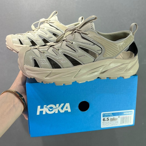 Hoka Hopara 1 รองเท้าแตะผู้ชายและผู้หญิง Hoka Hopara 2 รองเท้าวิ่ง 1123112-OTOT SLZZ