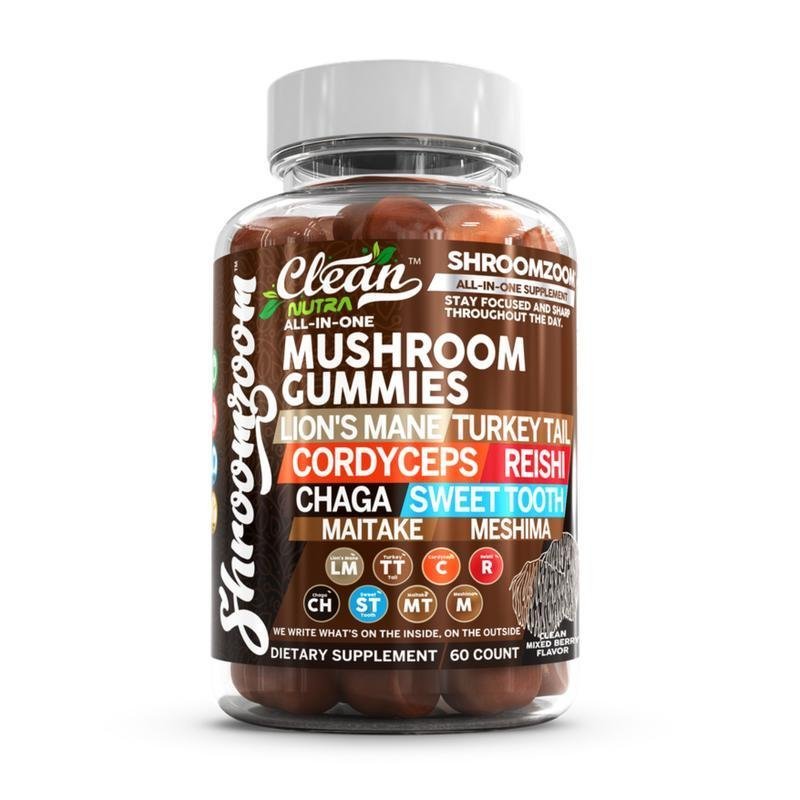 Lions Mane 3000mg 20in1 Mushroom Supplement with Turkey Tail Reishi Cordyceps Chaga Maitake Meshima 