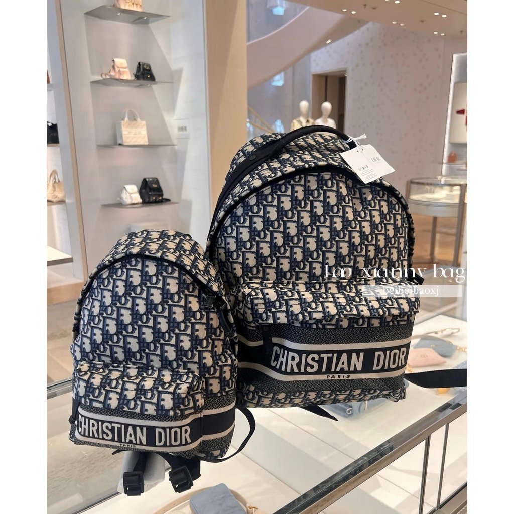 [Old Fairy] Original Order Quality DIO * Dior Classic Oblique Old Flower Backpack Dior Bag Dior Back