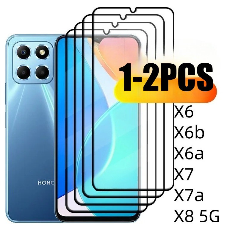 1-2 ชิ้นคลุมทั้งหมด HD ฟิล์มกระจกนิรภัยใสสําหรับ Honor Play 3 4 4T 5 50 5T 6C 6T 7T Youth Pro Plus 5