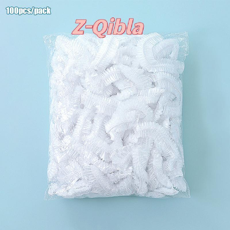 [Z-Qibla-t] ผ้าคลุมเก็บอาหารแบบใช้ซ้ําได้ 100 ชิ้น Keep Fresh Food แผ่นห่อพลาสติก Clings Film