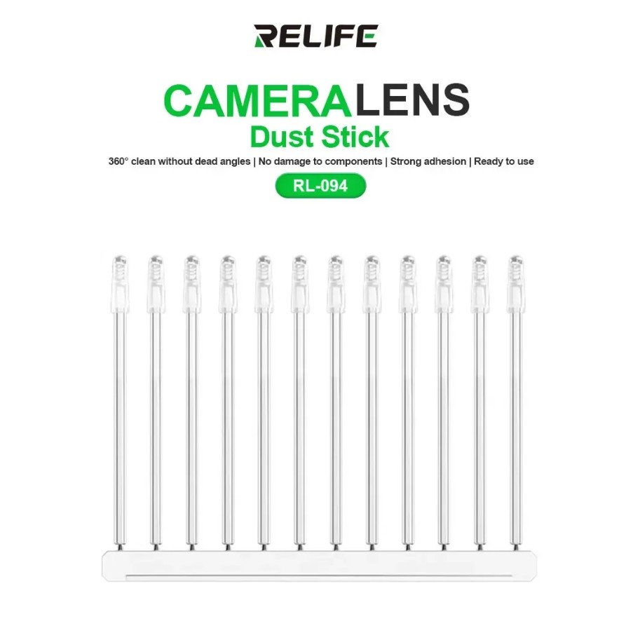 RELIFE RL-094 กล้องแบบพกพาเลนส์ทําความสะอาดเรซิ่นสังเคราะห์ฝุ่นกําจัดลายนิ้วมือสําหรับโทรศัพท์กล้องเ