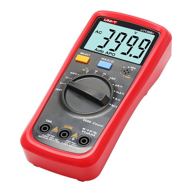 มัลติมิเตอร์ Unique/+ UT136C Capacitance Meter + Anti-Burn Multi-Function Multimeter Digital UT136B 