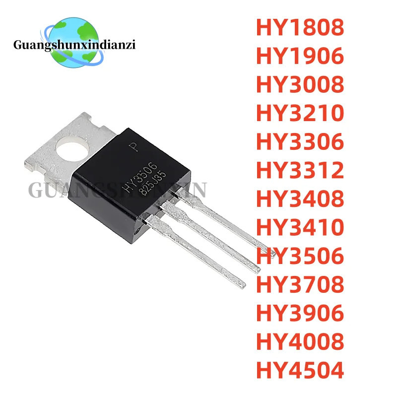 5PCS HY1808 HY1906 HY3008 HY3210 HY3306 HY3312 HY3408 HY3410 HY3506 HY3708 HY3906 HY4008 HY4504 TO-2