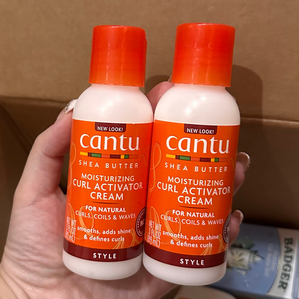 American Cantu Curly Hair Moisturizing Start Cream ครีมพลังผม Shea Butter Coconut เสริมสร้างเส้นผม