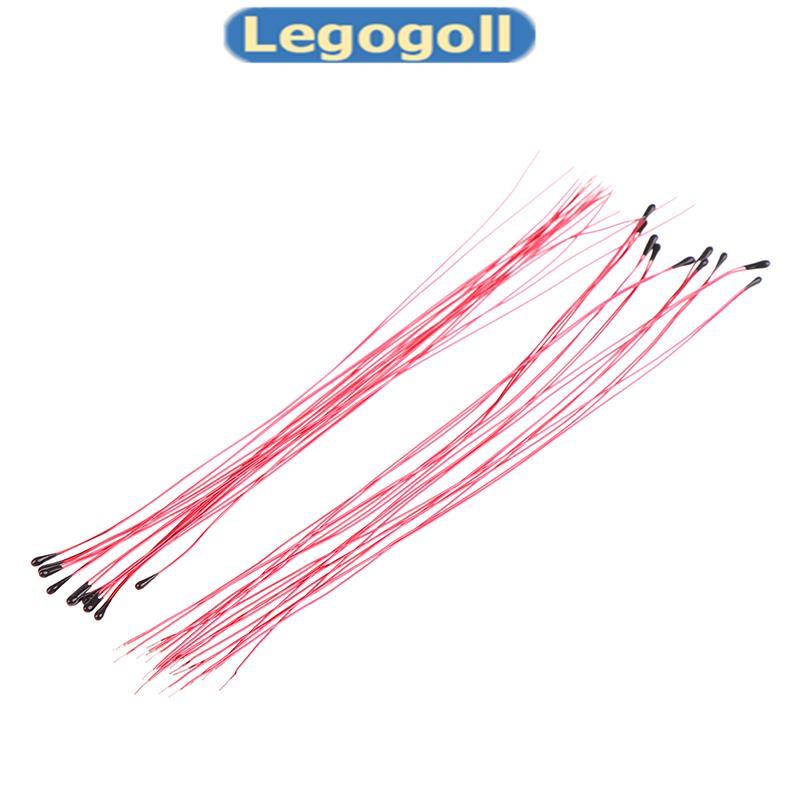 Legogoll 10PCS NTC Thermistor ตัวต้านทานความร้อน MF52B 10K 100K Probe สาย B3470 B3380 B3950 B3435 B 