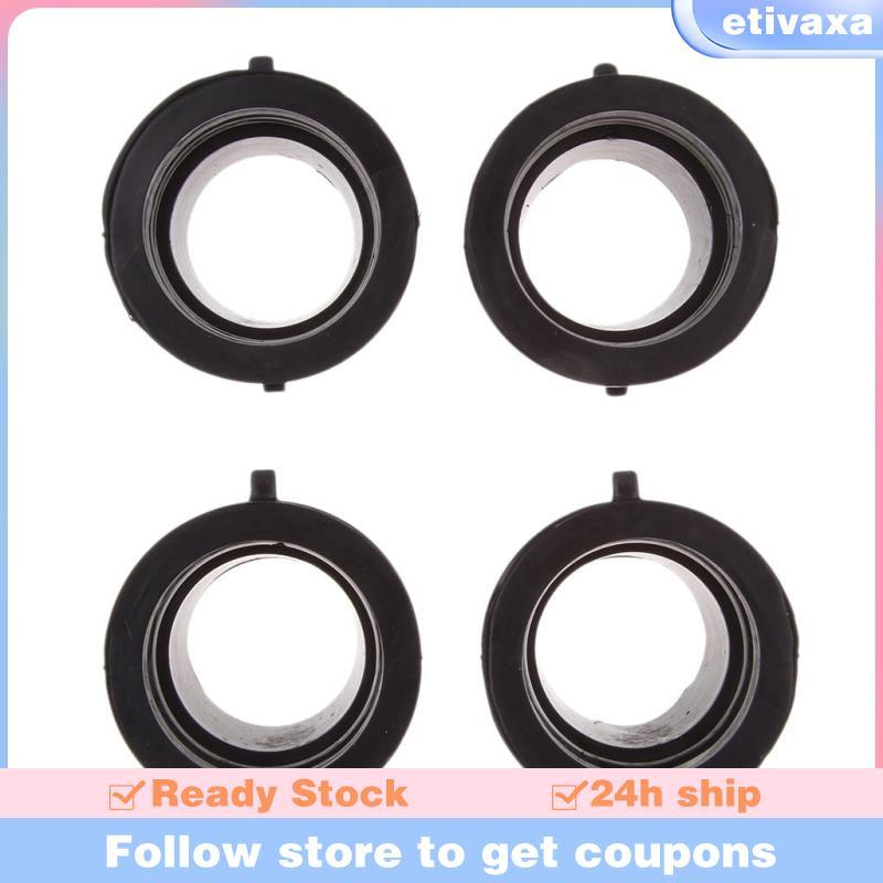 [Etivaxa] อะแดปเตอร์ข้อต่อข้อต่อท่อร่วมไอดีคาร์บูเรเตอร์ 4 ชิ้นสําหรับ CB400 (CB400SF)