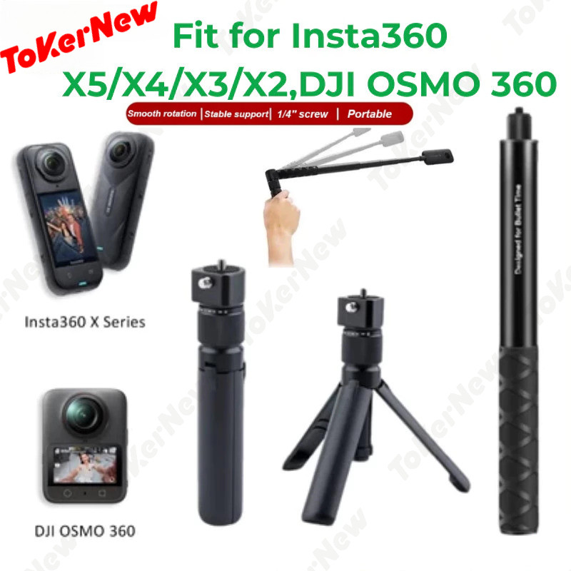 ไม้เซลฟี่คาร์บอนไฟเบอร์ 300 ซม. รุ่นขยายที่มองไม่เห็น เหมาะสำหรับ Insta360 X5 X4 3 GO 3 แอ็คชั่น 4 อุปกรณ์เสริม
