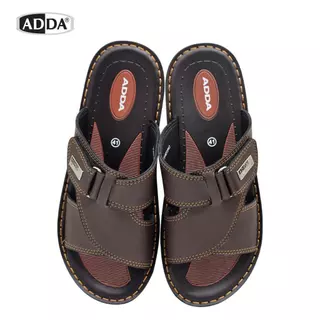 ADDA รุ่น 75401-M1 (Size 39-43)รองเท้าสวม PU เย็บขอบเพิ่มความเเข็งแรง ดูสุภาพ นุ่มเบาใส่สบาย