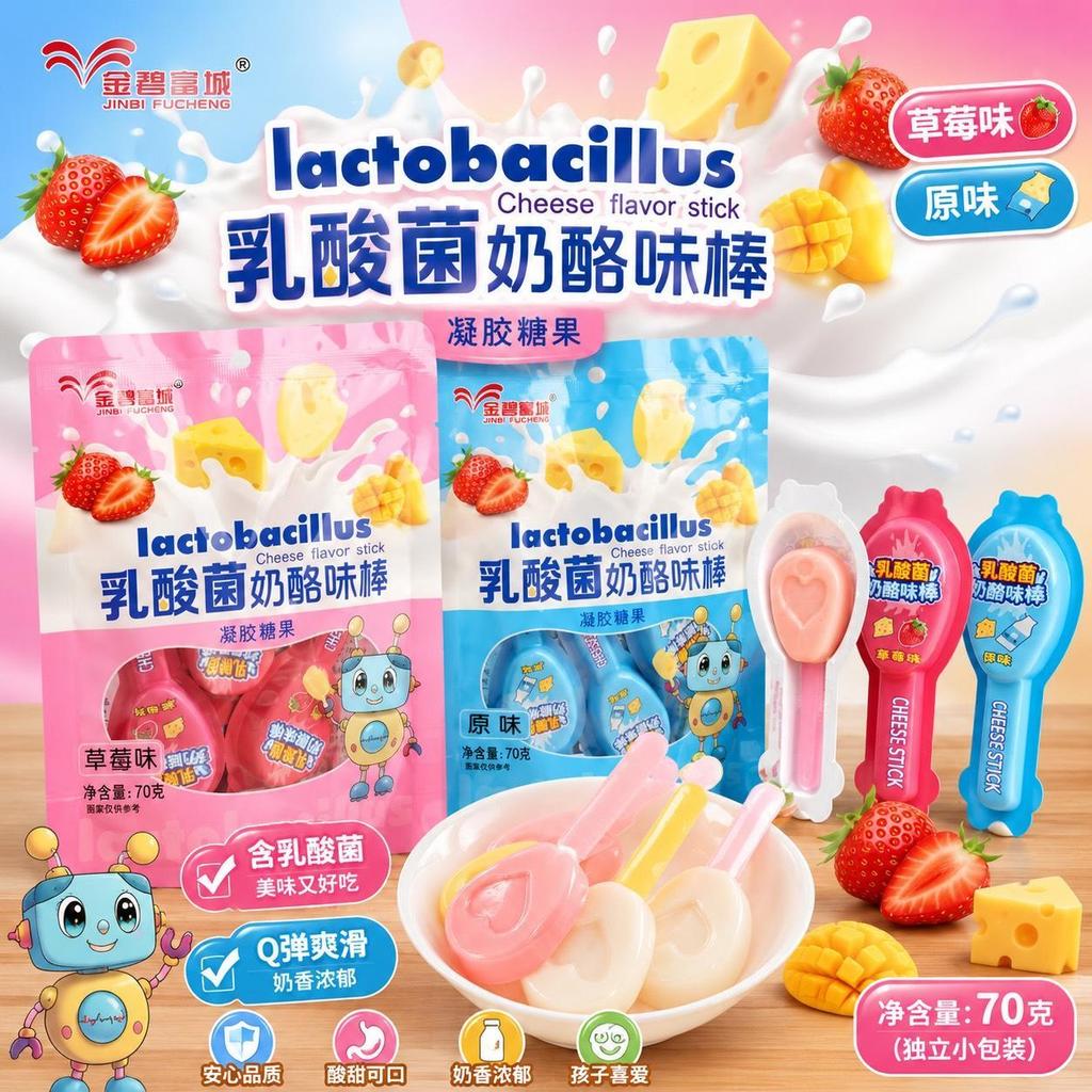 พร้อมส่ง ขนมชีสสติ๊ก ขนาด 70 กรัม มี 5 แท่ง ต่อ1ถุง โยเกิร์ตแท่งหอม หวาน อร่อย มีแลคโตบาซิลลัส