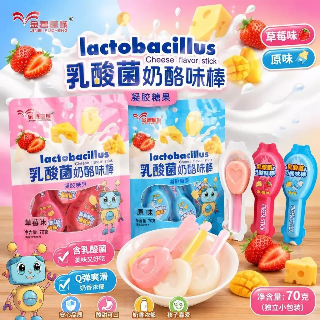 พร้อมส่ง ขนมชีสสติ๊ก ขนาด 70 กรัม มี 5 แท่ง ต่อ1ถุง โยเกิร์ตแท่งหอม หวาน อร่อย มีแลคโตบาซิลลัส