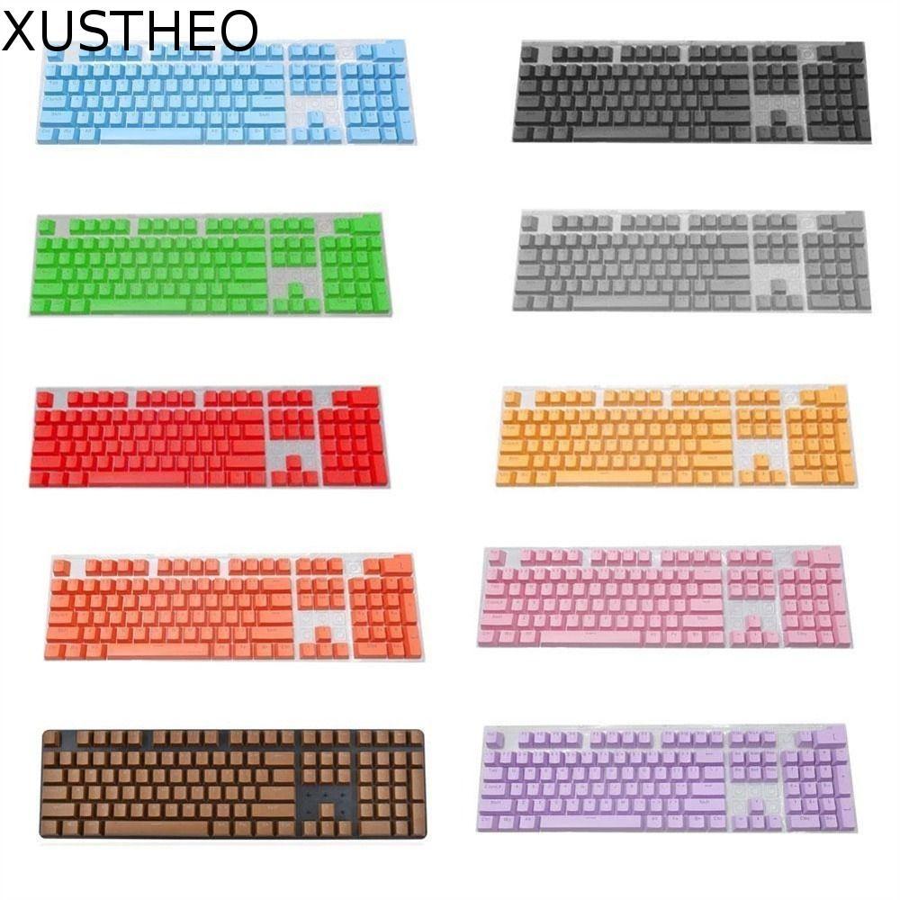 XUSTHEO Mechanical Keycaps แป้นพิมพ์โปร่งใสเปลี่ยนคีย์บอร์ดแบบกลไก OEM ฉีด 104/108 980k Backlit Key Cap
