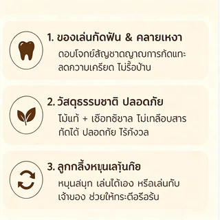ของเล่นกระต่าย ของเล่นฟันกรามกระต่าย ของเล่นลูกบอลป่าน ติดตั้งง่าย ปลดปล่อยพลังงาน ทำความสะอาดฟัน