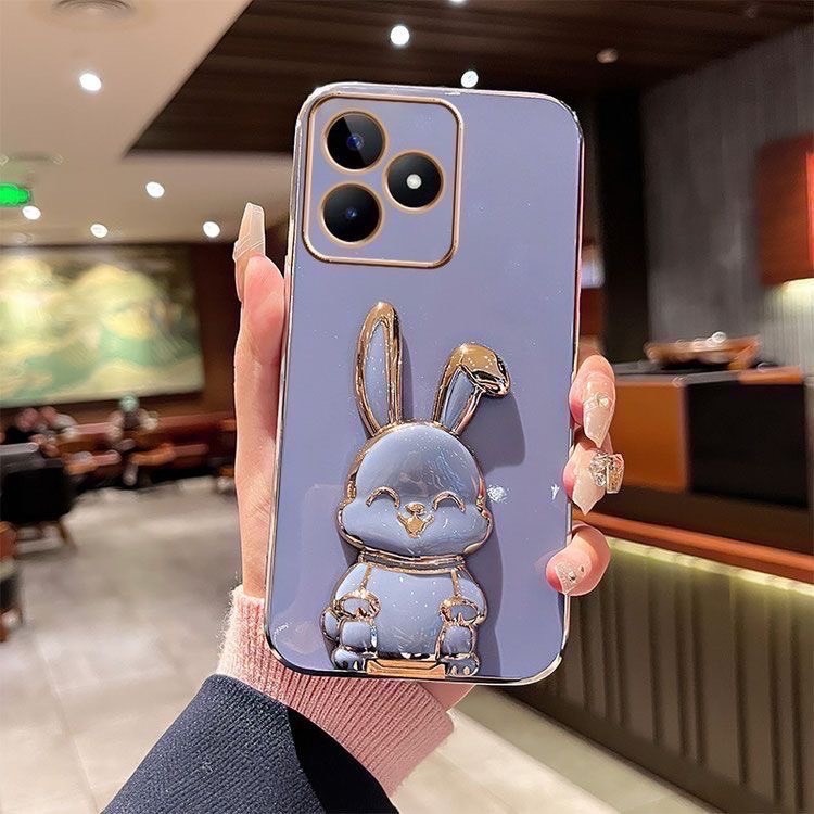 เคสรุ่น Realme Note50 ขาตั้ง กระต่าย สำหรับรุ่น Realme Note50 เคสโทรศัพท์ ฝาหลัง กันกระแทก พร้อมส่ง