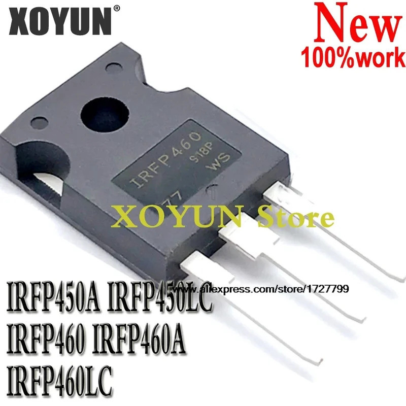 (5 ชิ้น) IRFP450A IRFP450LC IRFP460 IRFP460A IRFP460LC TO-247 ชิป ic ในสต็อก NQHR