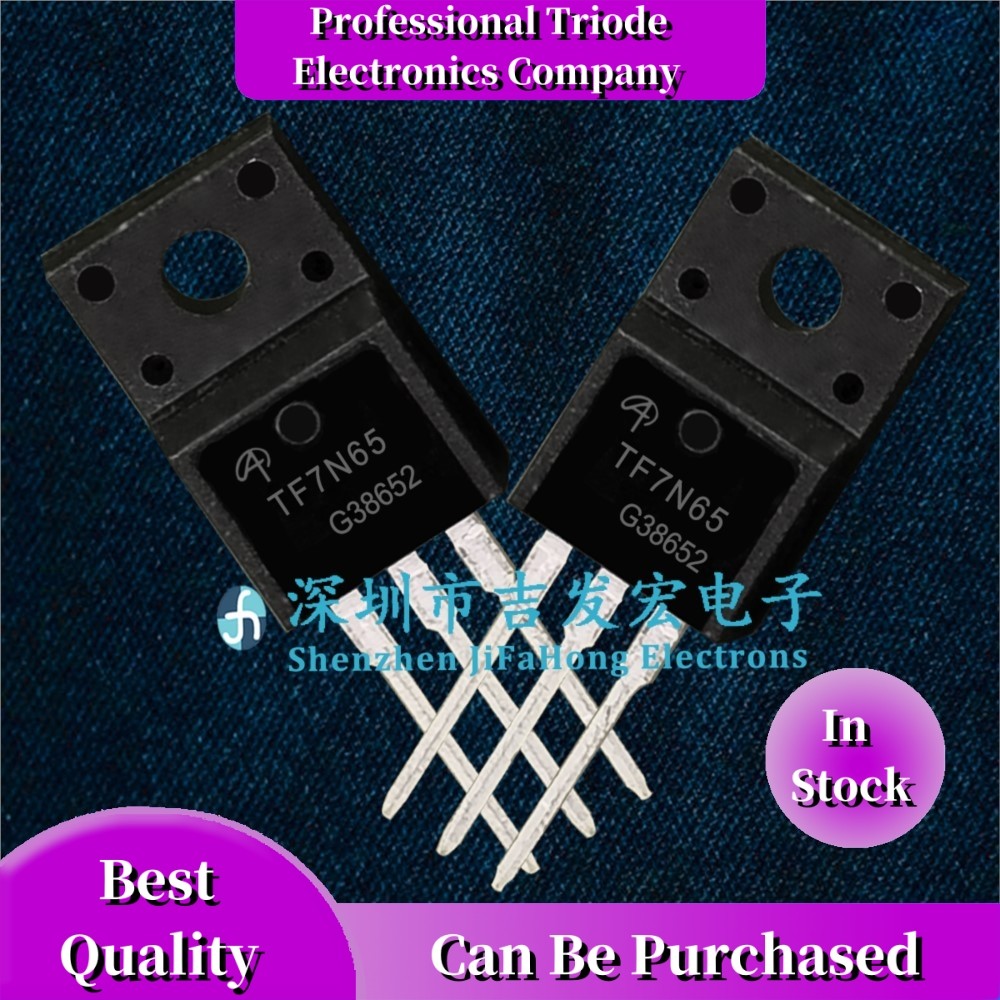 10 ชิ้น/ล็อต TF7N65 AOTF7N65 TO-220F 650V 7A ร้อน