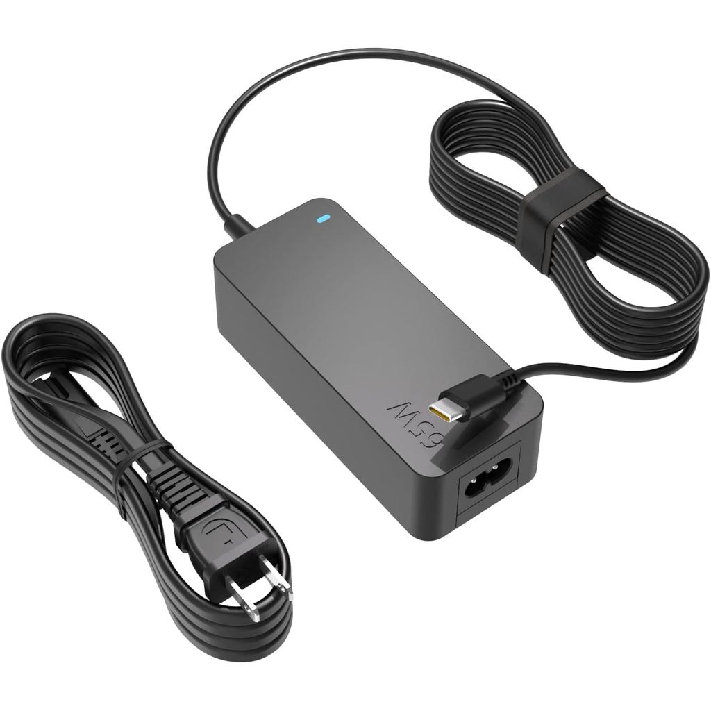 65W 45W USB-C Charger สําหรับ Lenovo ThinkPad X1 X13 X280 T14 T14S T15 T480 T480s T490 E14 E15 E16, 