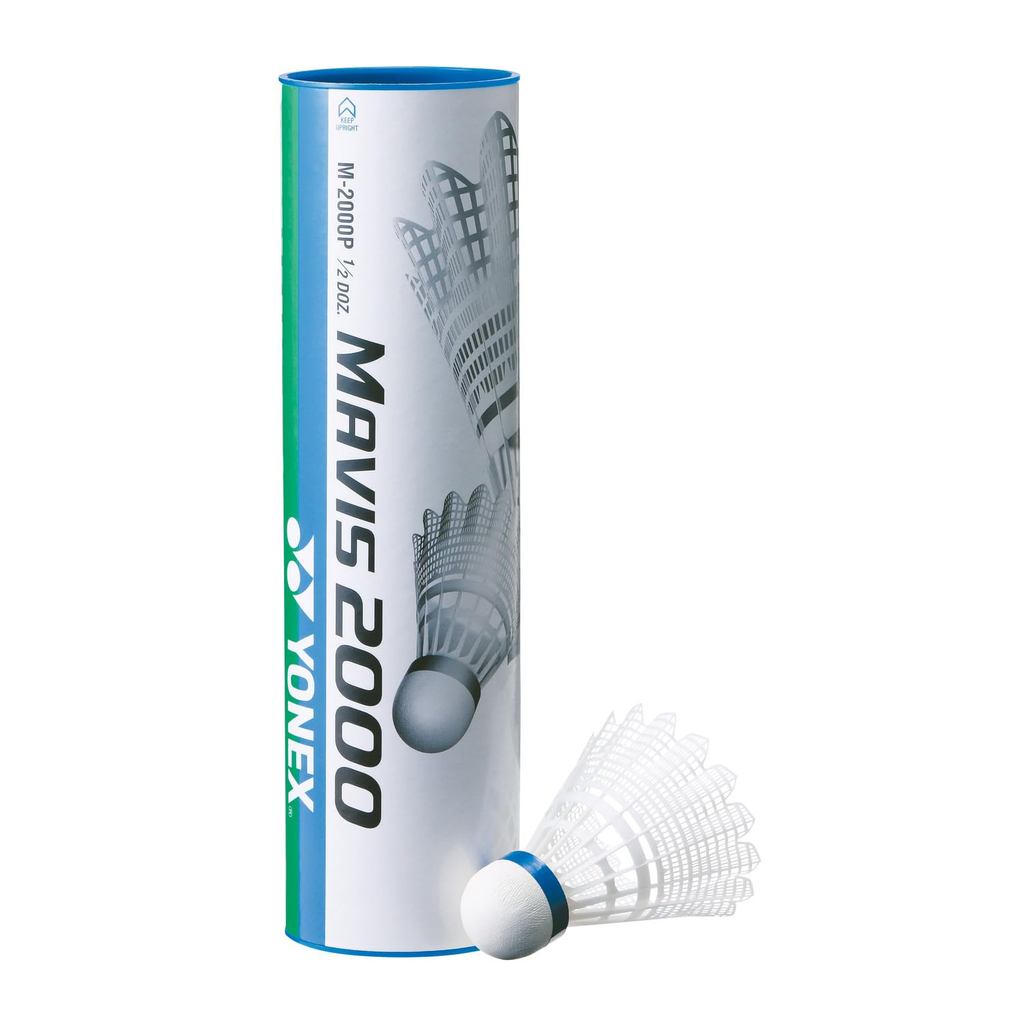 YONEX Mavis 2000 Badminton Shuttlecocks - Available in 6-Pack with Various Speed OptionsDirect from 