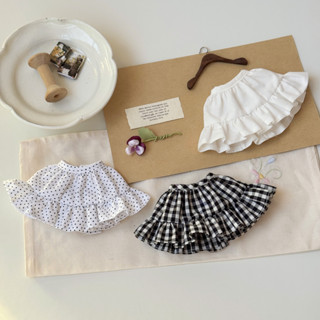 10เซนติเมตรเสื้อผ้าเด็กกระโปรงสั้น6จุด บีเจดี กระโปรงน่ารักม…