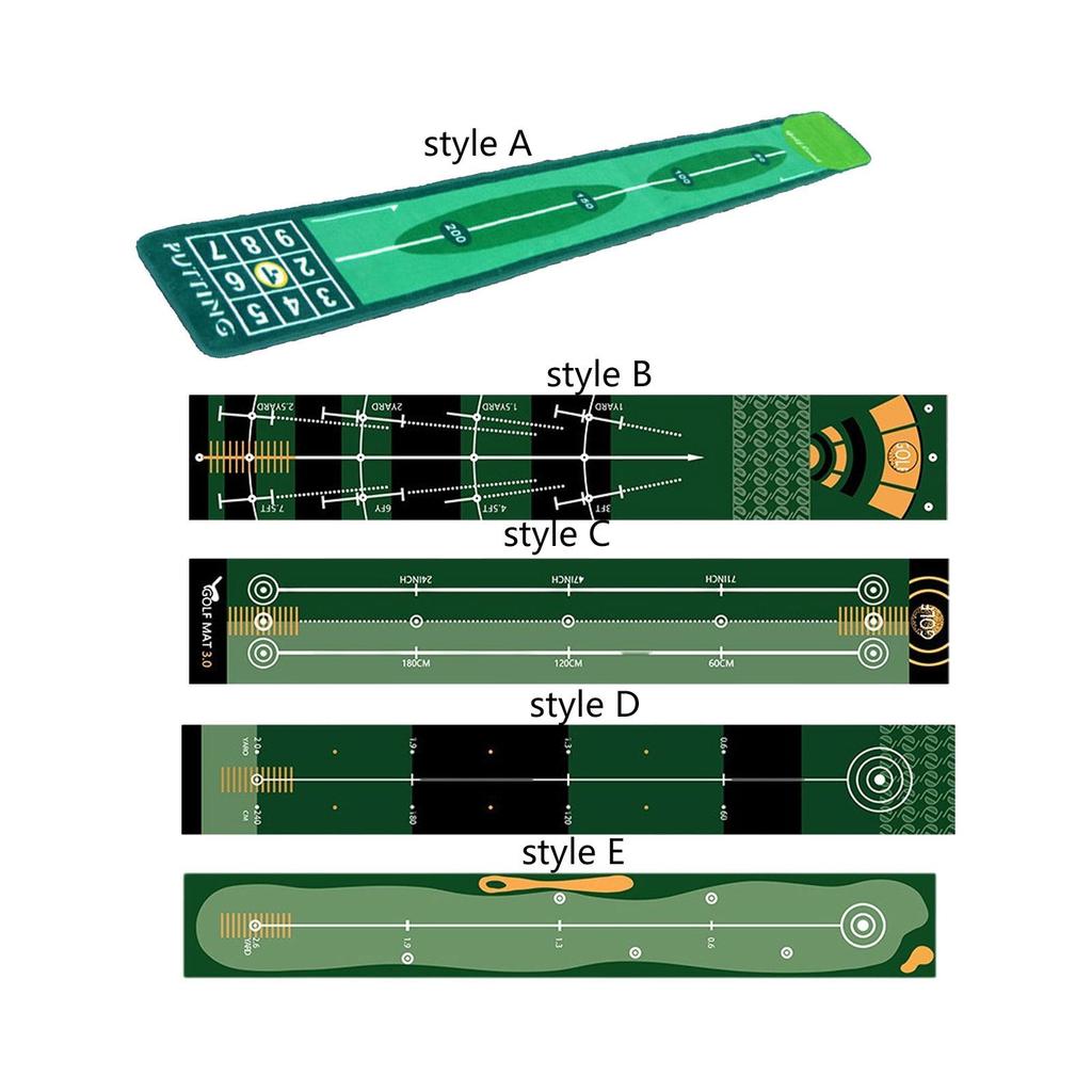 [trdfdv] Golf Putting Mat ทนต่อการสึกหรอของขวัญสําหรับนักกอล์ฟกอล์ฟอุปกรณ์เสริมฝึกกอล์ฟตีเสื่อสําหรับ Park Home Backyard สนามหญ้าสํานักงาน ราคา ถูกที่สุด ดีลบีเคเค แกลเลอรีภาพที่ 7