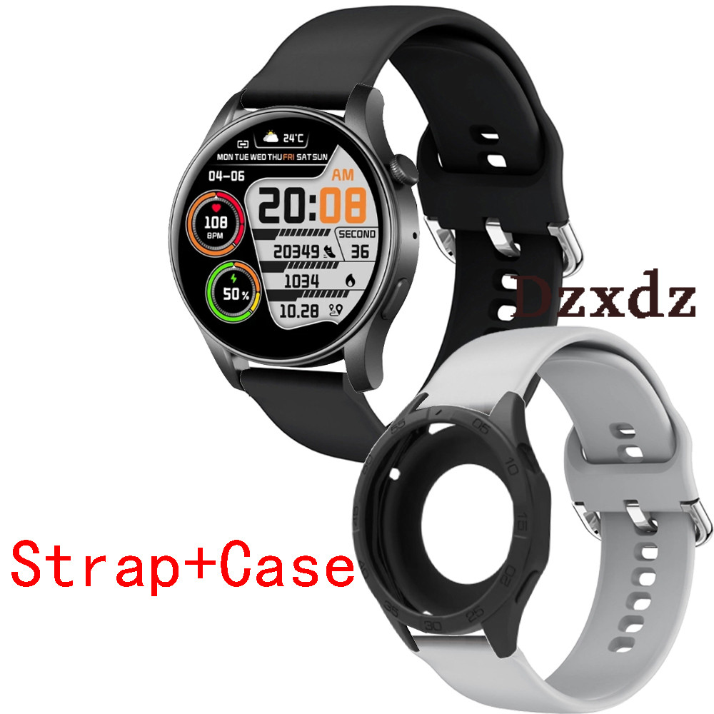 ฝาครอบ + สายซิลิโคนสําหรับ COLMI V73 สายรัดข้อมือแบบสปอร์ตแบบนุ่มสําหรับ COLMI V73 กรณีสมาร์ทนาฬิกาส