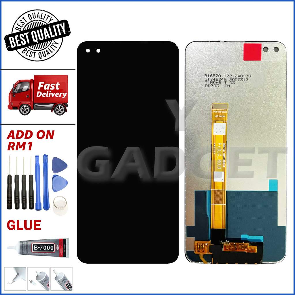 การระบุหน้าจอสัมผัส LCD เข้ากันได้กับ REAL 6 PRO / A92S / RENO 4Z