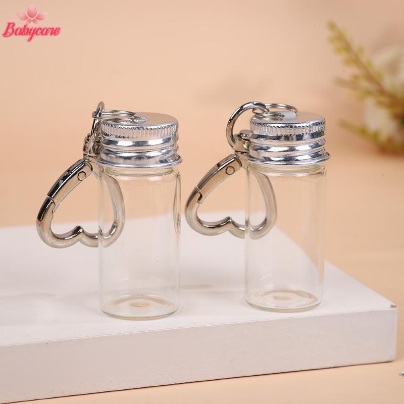 <BYCE-t> 1/3 ชิ้น Wishing ขวดพวงกุญแจขวดเปล่า DIY หัตถกรรมสําเร็จการศึกษางานแต่งงาน Decor ขวดแก้วโปร่งใส ราคา ถูกที่สุด ดีลบีเคเค แกลเลอรีภาพที่ 9
