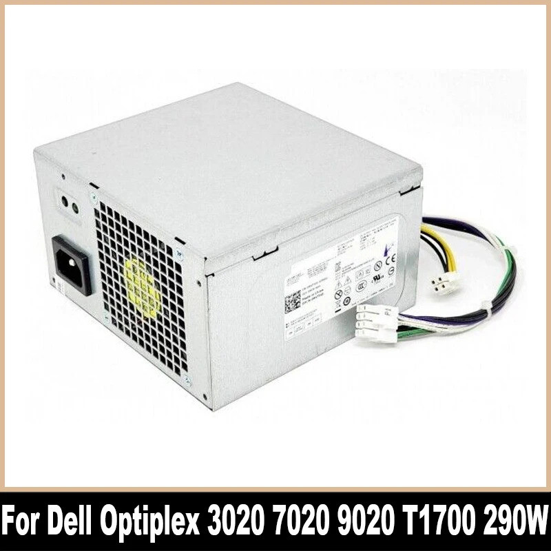 290W สำหรับ Dell Optiplex 3020 7020 9020 T1700 แหล่งจ่ายไฟ ATX 290W 8Pin+4Pin H290EM-00 L290EM-01 L2