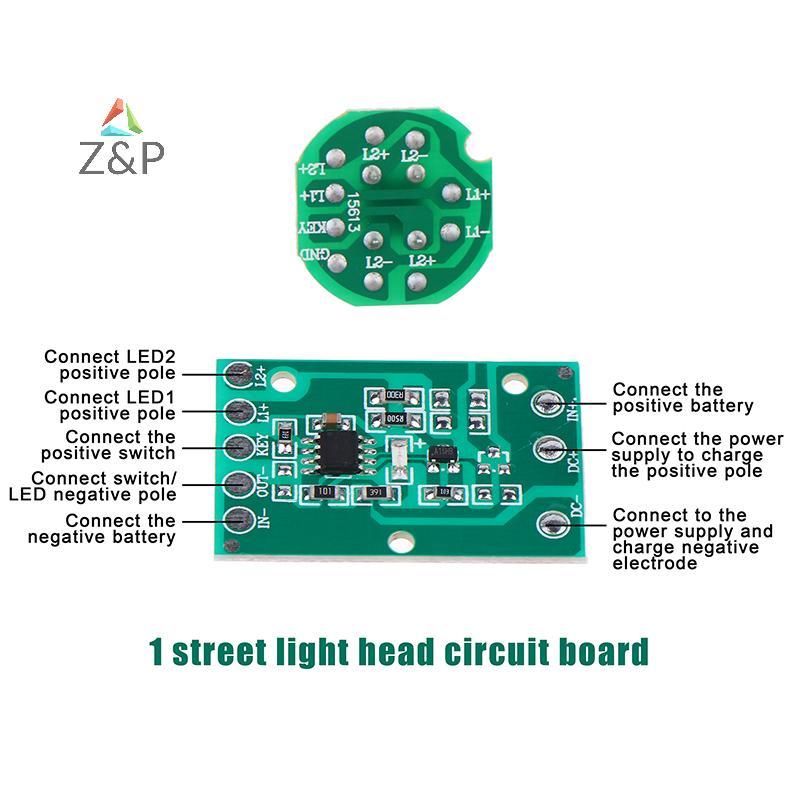 Z&P HZ-8813 T6/U2/L2 Glare Light Control Circuit Board ไฟฉาย 3 ฟังก์ชั่น 5 ฟังก์ชั่นเกียร์แผ่นไฟฟ้า 