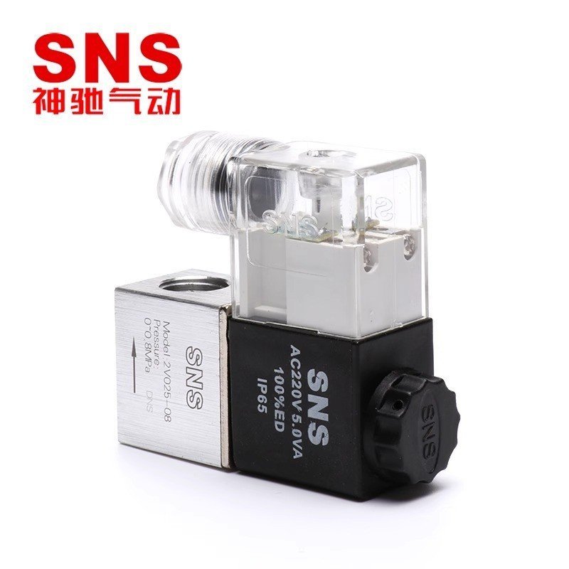 Solenoid Valve Two-Digit 06 วาล์วอิเล็กทรอนิกส์ SNS Kanchi/สวิตช์ 2V025-08 AC Mini Two-Breath Valve 