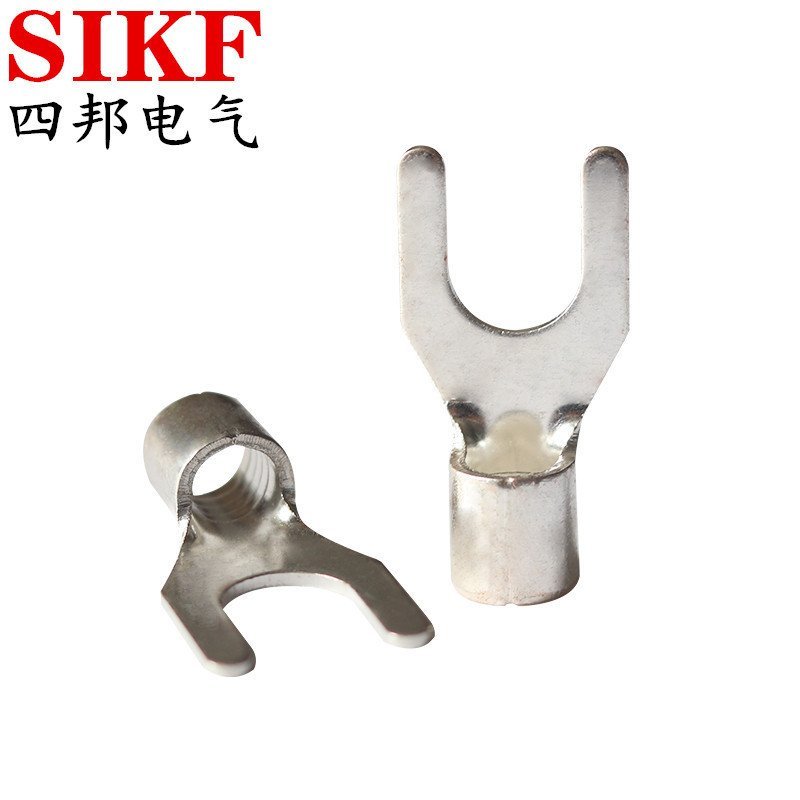 ส้อมลวด///12Y กดเย็น UT1.5-3UT1-310 เทอร์มินัลเปลือย 4// 4/5 จมูกลวดทองแดง 6 เทอร์มินัล/8-Prong 1JN1